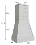 Tuscan Painted Grey 30" Farmhouse Hood