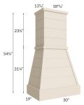 Midtown Cream Shaker 30" Farmhouse Hood