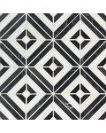 Rhombix Nero Polished Mosaic Tile