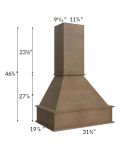 Midtown Mocha Shaker 30" Signature Hood