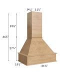 Midtown Timber Shaker 30" Signature Hood