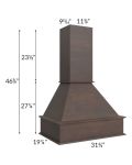 Vienna Kona Brown 30" Signature Hood