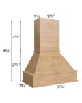 Midtown Timber Shaker 36" Signature Hood
