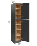 Royal Ebony Shaker 18x90 Pantry Cabinet