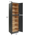 Royal Ebony Shaker 24x90 Pantry Cabinet