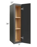 Royal Ebony Shaker 9x36 Wall Cabinet