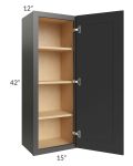 Royal Ebony Shaker 15x42 Wall Cabinet