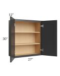 Royal Ebony Shaker 27x30 Wall Cabinet