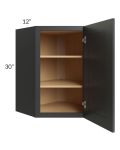 Royal Ebony Shaker 24x30 Wall Diagonal Corner Cabinet