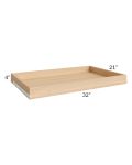 Midtown Black Shaker 36" Roll Out Tray