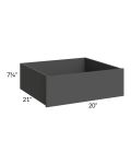 Venetian White Matte 24" Roll Out Tray (High Height)