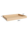 Southport White Shaker 33" Roll Out Tray