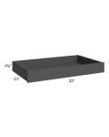 Venetian White Gloss 36" Roll Out Tray (Low Height)