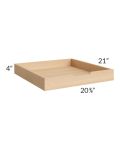 Asheville White Shaker 24" Roll Out Tray