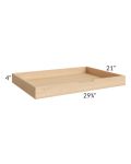 Township Rift Oak 33" Roll Out Tray