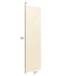 Phoenix Cream Glaze 96" Refrigerator Panel with a 3" Return