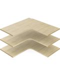 Organizer Corner Shelf Accessory Compatible w/ Easy Track Closet Systems for Additional Storage