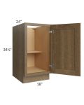 Royal Bronze Shaker 18" Full Height Door Base Cabinet 