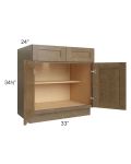Royal Bronze Shaker 33" Base Cabinet