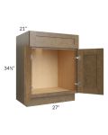 Royal Bronze Shaker 27" Vanity Sink Base Cabinet