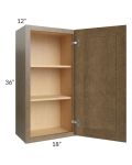 Royal Bronze Shaker 18x36 Wall Cabinet