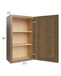 Royal Bronze Shaker 21x36 Wall Cabinet
