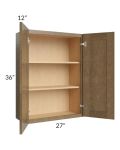 Royal Bronze Shaker 27x36 Wall Cabinet