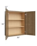 Royal Bronze Shaker 30x36 Wall Cabinet