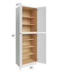 Royal White Shaker 36x96 Pantry Cabinet