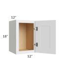 Royal White Shaker 12x18 Wall Cabinet
