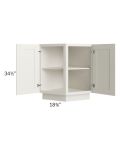 Providence Cream 24" Angle Base Cabinet