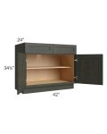 Charlotte Dark Grey 42" Base Cabinet