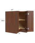 Cambridge Saddle Glaze 33" Lazy Susan Base Cabinet
