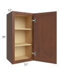 Cambridge Saddle Glaze 15x30 Wall Cabinet