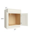 Cambridge Antique White Glaze 27" Vanity Base Cabinet