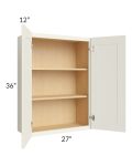Cambridge Antique White Glaze 27x36 Wall Cabinet