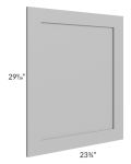 Dove Grey Shaker 24" Base End Decorative Door