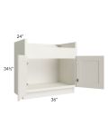 Providence Cream Glaze 36" Farm Sink Base Cabinet