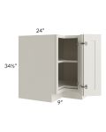 Providence Cream 33" Lazy Susan Base Cabinet