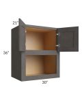 30x36x21 Microwave Wall Cabinet