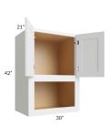30x42x21 Microwave Wall Cabinet