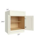 Linen Shaker 27" Base Cabinet 