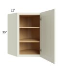 Linen Shaker 24x30 Wall Diagonal Corner Cabinet 