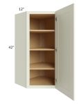 Linen Shaker 24x42 Wall Diagonal Corner Cabinet 