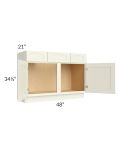 Linen Shaker 48" Vanity Base Cabinet
