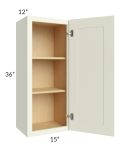 Linen Shaker 15x36 Wall Cabinet