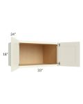 Linen Shaker 33x18x24 Wall Cabinet