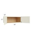 Linen Shaker 36x15x24 Wall Cabinet 