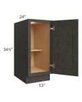 15" Full Height Door Base Cabinet