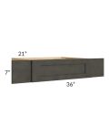 Charcoal Grey Shaker 36" Vanity Knee Drawer (Can Be Trimmed)